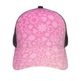 thumbnail image 3 of Lsque Breast Cancer Pink Ribbons Awareness Printed Trucker Hat - Baseball Cap for Men Women - Breathable Mesh Side, Adjustable Fit - for Casual Wear, 3 of 7