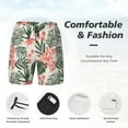 thumbnail image 5 of Lsque Mens Swim Trunks Lilies Flowers Pattern - Bathing Suit Compression Liner - Beach Swim Shorts Swimwear - (S-3XL) - Stretch Quick Dry -Small, 5 of 9