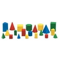thumbnail image 3 of Learning Resources Mini GeoSolids -  Geometry Shapes, Pattern Blocks, Homeschool, Ages 5+, 3 of 7
