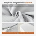thumbnail image 4 of edx Queen Size Bed Wedge Pillow, Wedge Pillow Headboard, Bed Gap Filler (0-8") for Between Your Headboard and Mattress or Wall, Grey, 4 of 11