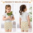 thumbnail image 3 of joogoo Pumpkin Eucalyptus Leaves Girls Lined Shorts Bike Dance Bottoms 8Y, 3 of 7