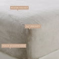 thumbnail image 5 of Great Bay Home Fitted Sheet - Ultra Soft Velvet Plush - Full, Cappuccino, 5 of 6