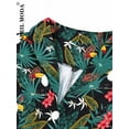 thumbnail image 3 of 2024 Robe Vintage d'Été pour Femmes à Imprimé Perroquet et Oiseau, Décontractée, Verte, Rétro, Pin-Up, Pin-Up, Robe de Fête Rockabilly Années 50 60, Robe Soleil Évasée, 3 of 7