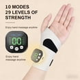 thumbnail image 3 of Rechargeable Electric Wrist Massager for Carpal Tunnel, 8 Modes 30 Intensities, 360 Adjustable Wrap Heating Pad for Home Office Sports (wwx), 3 of 6