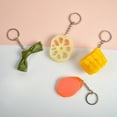 thumbnail image 6 of 4 Pcs Corn Shape Keyrings Decorative Keychain Car Key Chain Simulation Food Keychain Hanging Ornaments Bag Pendant, 6 of 13