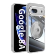 thumbnail image 3 of Allytechgroup Google Pixel 8A Clear Case with Tempered Glass Camera Lens Protector, Military Grade Shockproof Kickstand Bumper Anti-Scratch Anti-Yellow Back Cover Case for Google Pixel 8A, Gray, 3 of 9