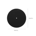 thumbnail image 2 of Luxshiny 2Set Record Player Mat Crafted from Black Felt for Music Enthusiasts Simple Style, 2 of 7