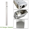 thumbnail image 6 of EV Charger Pedestal for Electric Vehicle Charger Stand 304 Stainless Steel Commercial Mount, 6 of 9