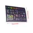 thumbnail image 4 of Kearding Pegatinas transparentes con patrón múltiple, accesorio de bricolaje, artesanías coloridas duraderas, decoración de uñas, embalaje de regalo, Artesanía Carta Kearding HA059584-15, 4 of 6