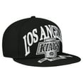 thumbnail image 3 of Men's New Era Black Los Angeles Kings Oversized Vintage Arch 59Fifty Fitted Hat, 3 of 5