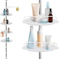 thumbnail image 1 of Duschhylla Hörn Justerbar / Badrumshyllan - 4 hyllplan YY, 1 of 5