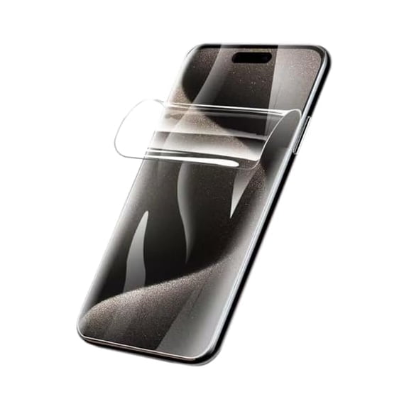 2 Pack Screen Protector For iPhone 15 Pro, Ultra-Thin Soft TPU Hydrogel Film For iPhone 15 Pro Case Friendly,Touch Sensitive