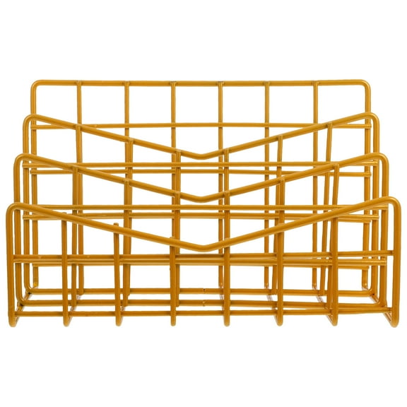 unbranded  Organizers Wicker Desk File Storage Rack Paper Holder Office