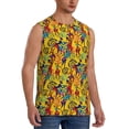 thumbnail image 2 of Fotbe Dancing African Women Men's Camiseta sin Mangas Estampada para Hombres, Playera Casual para Gimnasio, Entrenamiento, Playa-Medium, 2 of 7