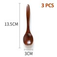 thumbnail image 2 of Natural Wood Utensils, Handcrafted Wooden Spoons for Home Restaurant, Durable Non-Stick Surface Safe Kitchen Tools, 2 of 5