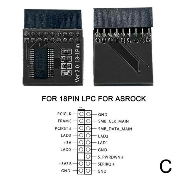 Module de Sécurité Tpm20 Prend en Charge les Cartes Mères Multimarques 20-1 Broche 12 14 18 Vente