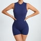thumbnail image 4 of 2024 Conjunto de yoga y gimnasio para mujer, mono deportivo sexy sin espalda, sin mangas, mono de una pieza para entrenamiento físico, ropa de ciclismo activo, 4 of 5