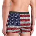thumbnail image 3 of Goofa America Flag Glitter Printed Men's Boxer Briefs Underwear, Moisture-Wicking Underwear, Trunk,Soft and Breathable Cotton Underwear-X-Large, 3 of 9