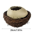 thumbnail image 3 of Special Shaped Ceramic Broken Egg Bowl Vase Net Red Barbecue Shop Dessert BirdS Nest Egg Modeling Bowl Tableware Set Plate/ Ceramic Egg Bowl E, 3 of 3