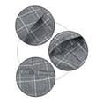 thumbnail image 6 of INSPIRE CHIC Men's Plaid Slim Fit Flat Front Check Office Dress Pants Gray 32, 6 of 6