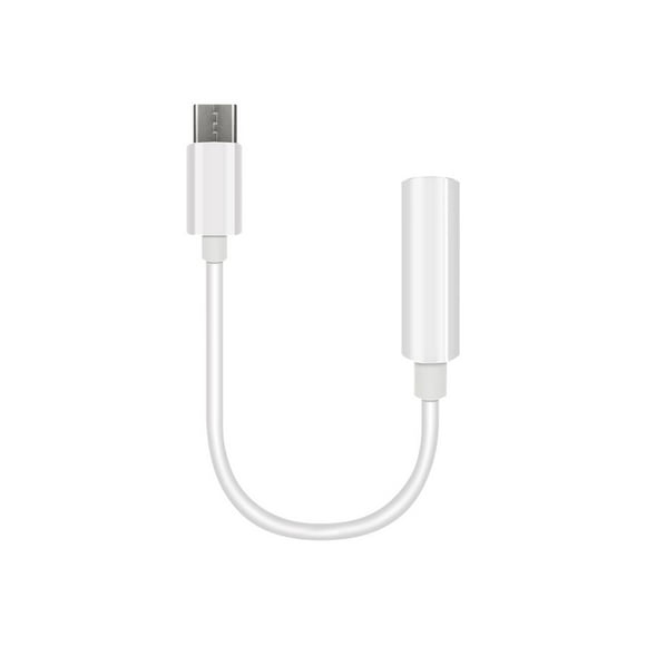 4XEM USB-C Male TO 3.5MM Female Adapter White