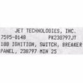 thumbnail image 3 of Godfrey Pontoon Boat Ignition Switch Panel | Blank Console 188 / Black, 3 of 3