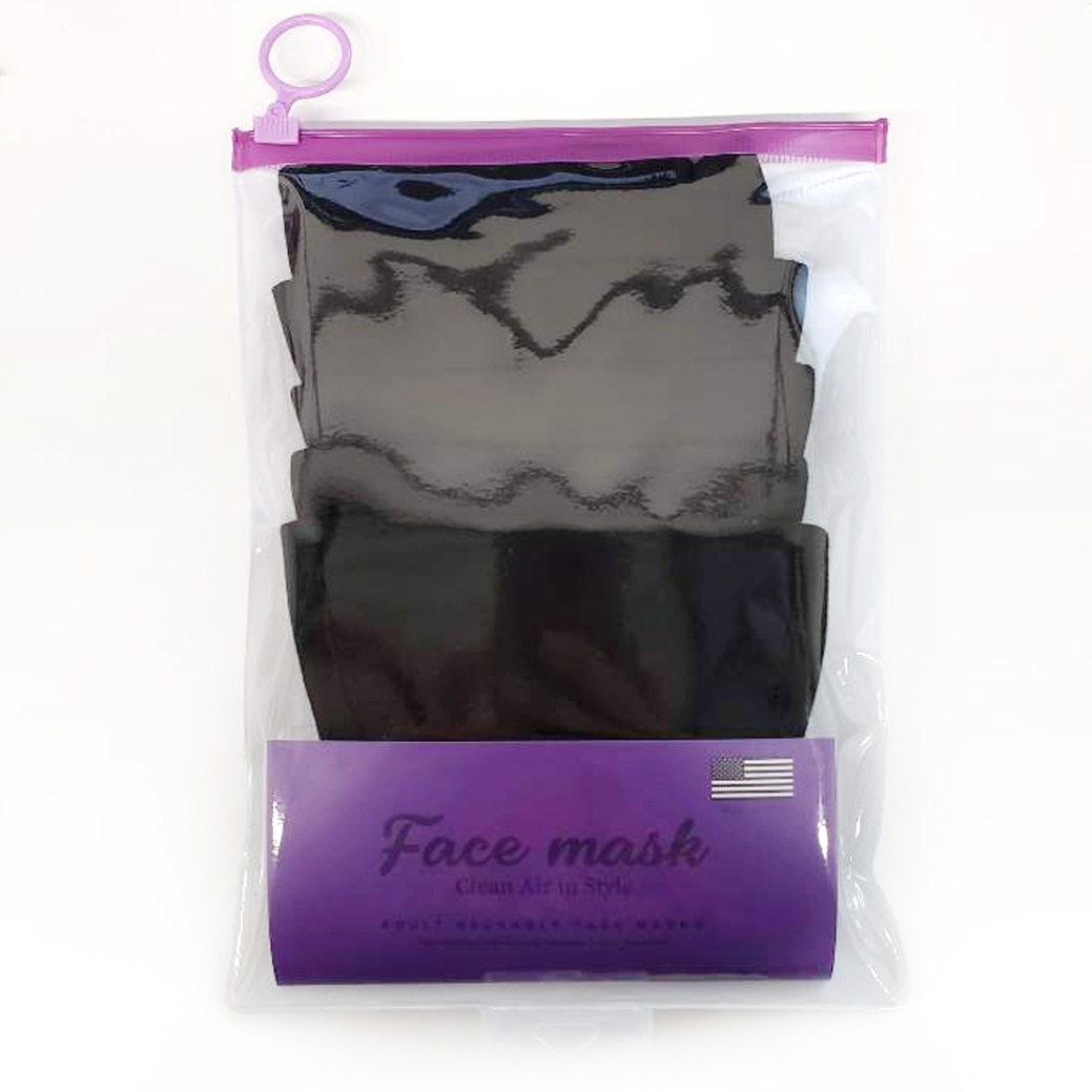 PRO MC 5Pcs Unisex Face Mask Protect Reusable 100% Cotton Comfy Washable Made In USA - image 2 of 5