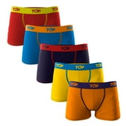 Boxer Nino Algodon Color Pack 5 C3 Talla 6 Top Lider.cl