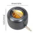 thumbnail image 5 of YongCo 3.5mm Mini Cellphone External Speaker Portable Stereo Music Player Rechargeable, 5 of 9