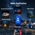 thumbnail image 2 of LANFENG 6PCS Wireless LED Strobe Lights Multi-Color USB Rechargeable Waterproof Warning Lights for Car Motorcycle Drone Truck Bike Aircraft, 2 of 8