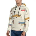 thumbnail image 3 of Sigee Striped Vintage Planes for Men's Pullover Hoodie Sweatshirts Adult Casual Long Sleeve Sweatshirts ,Sizes S-4XL-3X-Large, 3 of 7