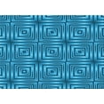 thumbnail image 1 of Ahgly Company Indoor Rectangle Patterned Blue Eyes Blue Area Rugs, 8' x 12', 1 of 6