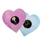 Taylor Swift Lover Live From Paris Limited Edition Pink & Blue Colored Heart Shaped Vinyl 2EP