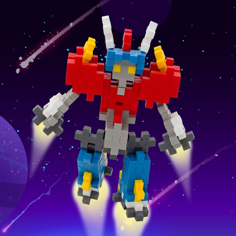 PLUS PLUS - Mini Maker Tube - Mecha Bot - 70 Pc Construction