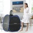 thumbnail image 7 of ZONEMEL Portable Steam Sauna One Person Full Body Spa with Remote Control, 15" x 14.75" x 10.5", 7 of 7