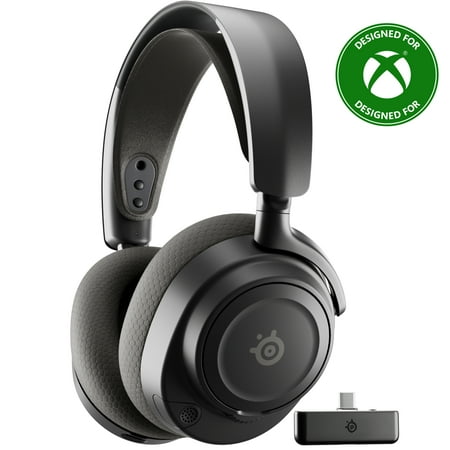 SteelSeries Arctis Nova 7X Wireless Gen 2 Multi-Platform Gaming Headset — Real-Time App Control — 50+ HR — Mixable 2.4GHz/Bluetooth — Xbox, PC, PS5/PS4, Switch 1/2, Mobile — Black