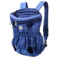 thumbnail image 2 of Flmtop Hands-Free Cat Travel Bag Legs Out Front Pet Carrier Backpack for Small Medium Large Dogs Walking Hiking Bike Motorcycle, 2 of 7