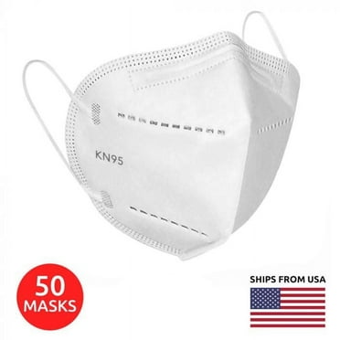 NEW White Face Mask 4ply package of 50 KN95mask