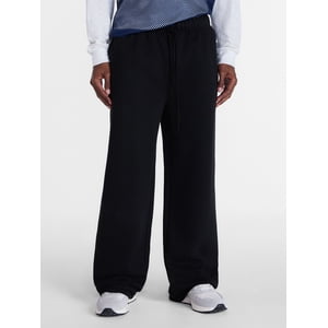 No Boundaries Men's Fleece Open Hem Sweatpants