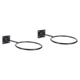 thumbnail image 3 of CIMAXIC 2Pcs Wall Ball Holders Basketball Shelf Football Display Stand Round Rack,9.45"X5.51"X1.97", 3 of 4
