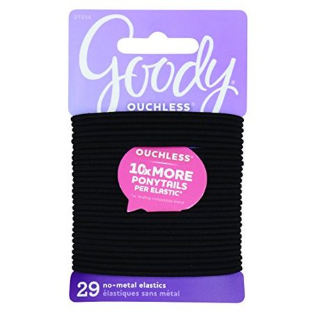 Goody Ouchless No Metal Elastic Black 5 5 Inches Thin Large 29