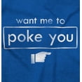 thumbnail image 2 of Poke Social Media Funny Innuendo Men's Graphic T Shirt Tees Brisco Brands S, 2 of 6