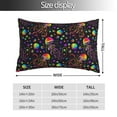 thumbnail image 4 of Kll Rainbow Jellyfishes Pillow Covers Envelope Closure,Super Soft And Cozy Fuzzy Fleece Pillow Case Cover 20"X30", 4 of 9