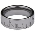 thumbnail image 4 of New York Heartbeat Tungsten Carbide Ring, 4 of 9