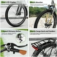 thumbnail image 6 of Aoango Electric Bike for Adults, 26" Electric Bike, 80 Miles, 1000W Peak Motor Mountain Ebike, Electric Bicycles for Commuting, E-Bike,UL2849, 6 of 6