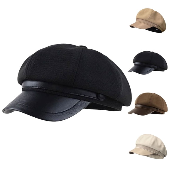 Summer Hot Sales Under $5 Khaki French Style Beret Hat for Women GIJNRIUIUA Corduroy Newsboy Hats for Women Button Decor Painter Beret Cap Japanese Headwear Newsboy Flat Cap