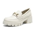 thumbnail image 1 of Zapatos DREAM PAIRS Mocasines Plataforma Chunky Beige Talla 7.5, 1 of 8