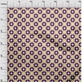 thumbnail image 2 of oneOone Cotton Jersey Purple Fabric Floral Block Dress Material Fabric Print Fabric By The Yard 58 Inch Wide, 2 of 4