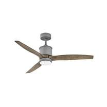 52 Inch 3 Blade Ceiling Fan With Light Kit-Graphite Finish-Driftwood Blade Color Hinkley Lighting 900752Fgt-Lwd