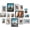 Black & Grey & White, variant on 15 Pack Picture Frames Collage Wall Decor For Mounting Or Tabletop Display Gallery Frame Set Family Multi Sizes Including 3pcs 8x10 6pcs 5x7 4x6 Grey